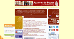Desktop Screenshot of hjoannesdedoper.nl