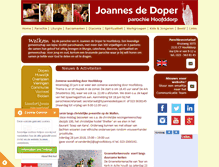 Tablet Screenshot of hjoannesdedoper.nl